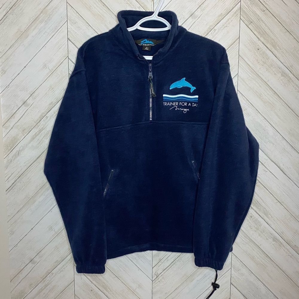 dolphin trainer for a day fleece pullover